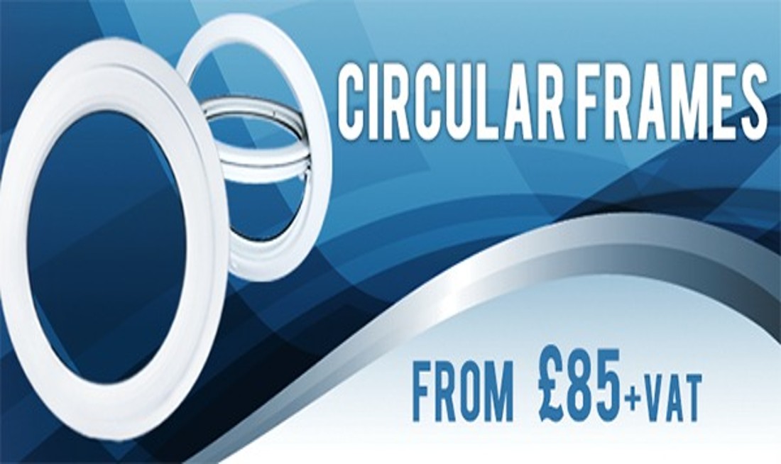 Circular Window Frames Banner with price