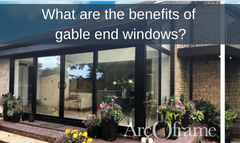 What are the benefits of gable end windows?