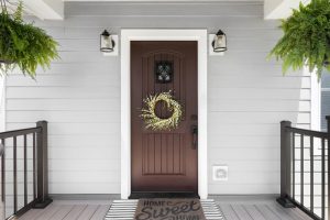Brown composite door